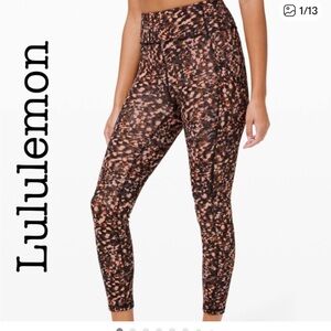 Lululemon Leopard Print Leggings
